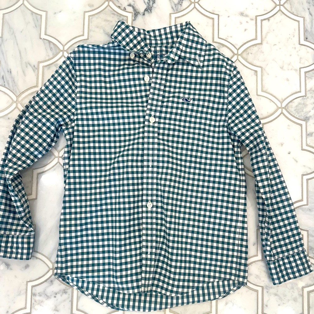 Vineyard Vines boys, button-down shirt.